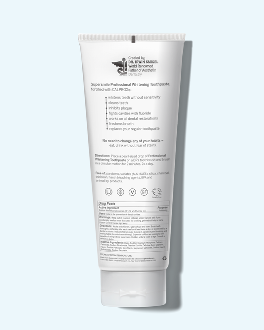 whitening toothpaste - wild mint flavor (8oz)